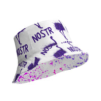 Load image into Gallery viewer, Nostr Bitcoin Reversible Bucket Hat - fomo21

