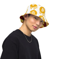 Load image into Gallery viewer, Melt Your Face Off Bitcoin Reversible Bucket Hat - fomo21

