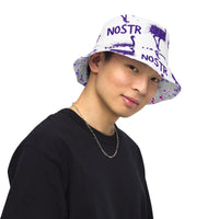 Load image into Gallery viewer, Nostr Bitcoin Reversible Bucket Hat - fomo21

