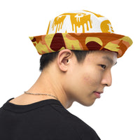 Load image into Gallery viewer, Melt Your Face Off Bitcoin Reversible Bucket Hat - fomo21
