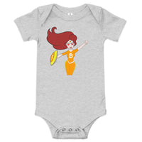 Load image into Gallery viewer, Superwoman Bitcoin Infant One Piece - fomo21
