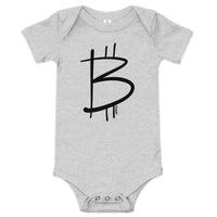 Load image into Gallery viewer, Freehand Bitcoin Infant One Piece - fomo21
