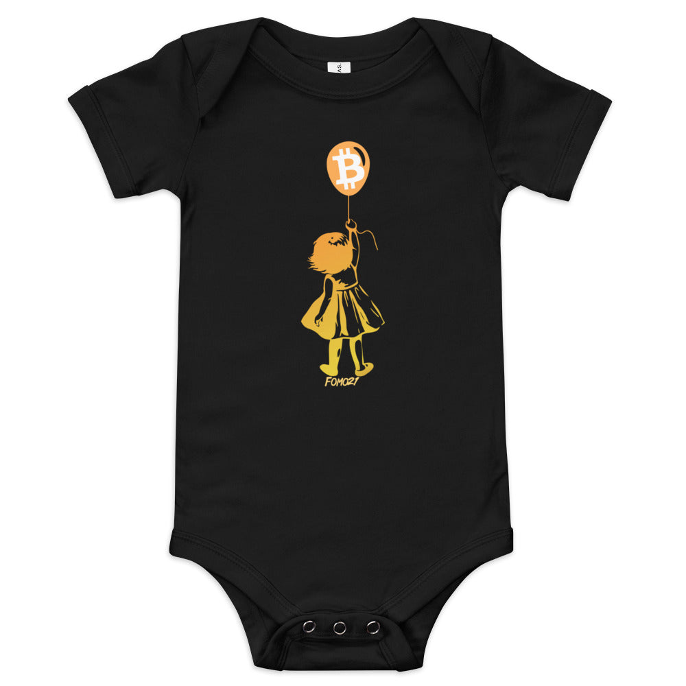 Bitcoin Balloon Girl Infant One Piece - fomo21