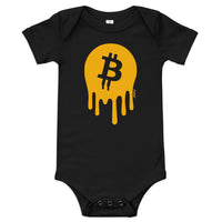 Load image into Gallery viewer, Melt Your Face Bitcoin Infant One Piece - fomo21
