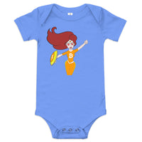 Load image into Gallery viewer, Superwoman Bitcoin Infant One Piece - fomo21
