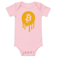 Load image into Gallery viewer, Melt Your Face Bitcoin Infant One Piece - fomo21
