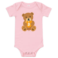 Load image into Gallery viewer, Bitcoin Teddy Bear Infant One Piece - fomo21
