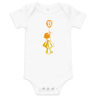 Load image into Gallery viewer, Bitcoin Balloon Girl Infant One Piece - fomo21
