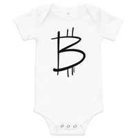 Load image into Gallery viewer, Freehand Bitcoin Infant One Piece - fomo21
