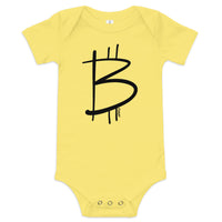 Load image into Gallery viewer, Freehand Bitcoin Infant One Piece - fomo21
