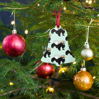 Load image into Gallery viewer, Bitcoin Is For The Honey Badgers Green Wooden Ornament-fomo21
