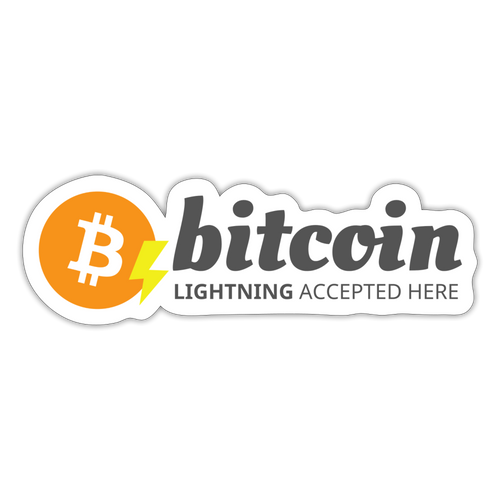 Bitcoin Lightning Accepted Here 8 Sticker-fomo21