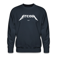 Load image into Gallery viewer, Bitcoin Rocks (White Graphic) Crewneck Sweatshirt-Crewneck Sweatshirt-fomo21
