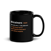 Load image into Gallery viewer, Bitcoiners Defined Bitcoin Coffee Mug-Coffee Mug-fomo21

