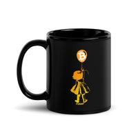 Load image into Gallery viewer, Bitcoin Balloon Girl Coffee Mug - fomo21
