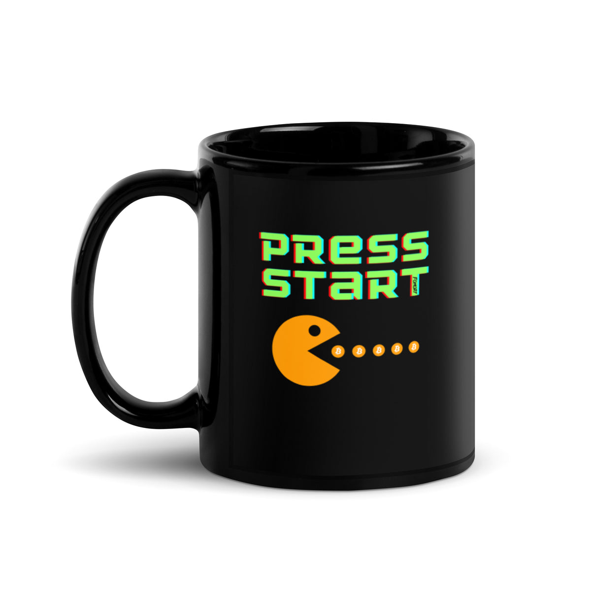 Press Start Bitcoin Coffee Mug - fomo21