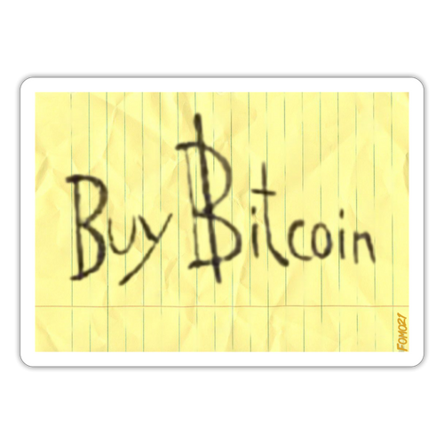 Buy Bitcoin Sign Sticker-fomo21