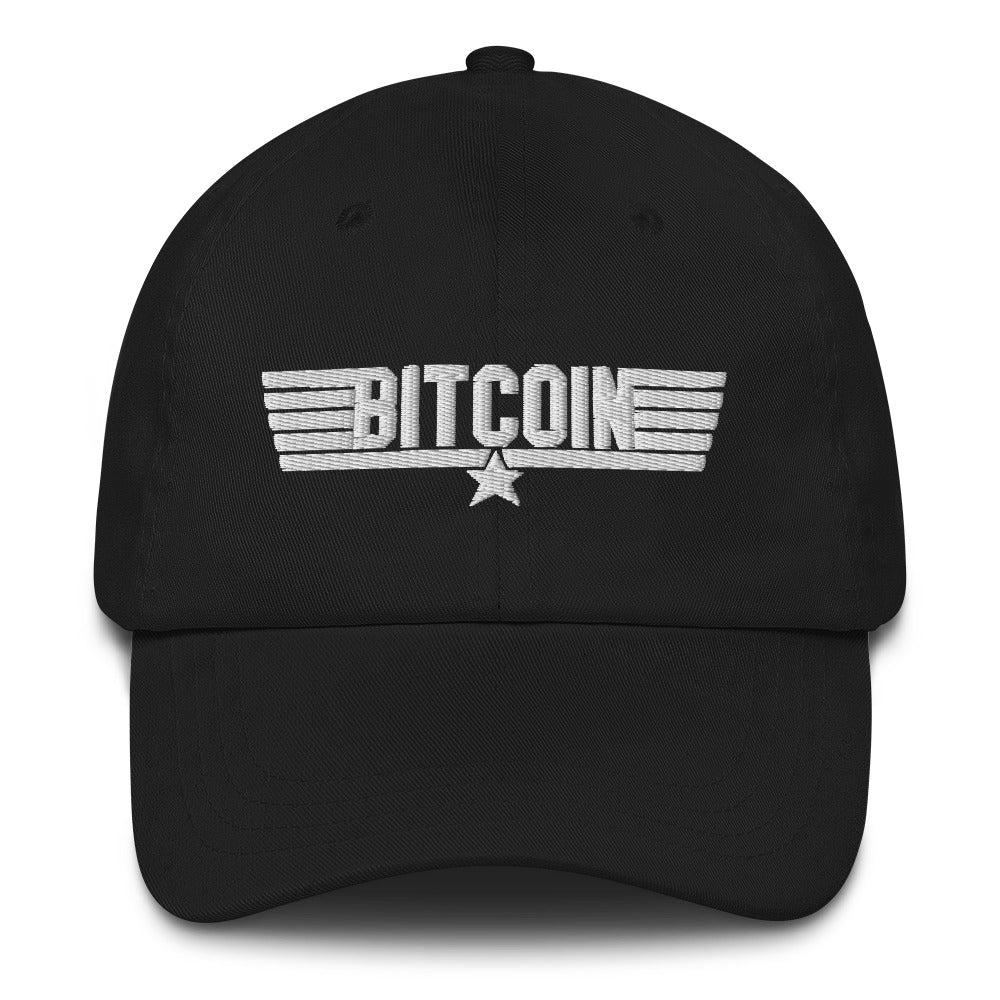 I Feel The Need The Need For More Bitcoin (White Embroidery) Dad Hat - fomo21