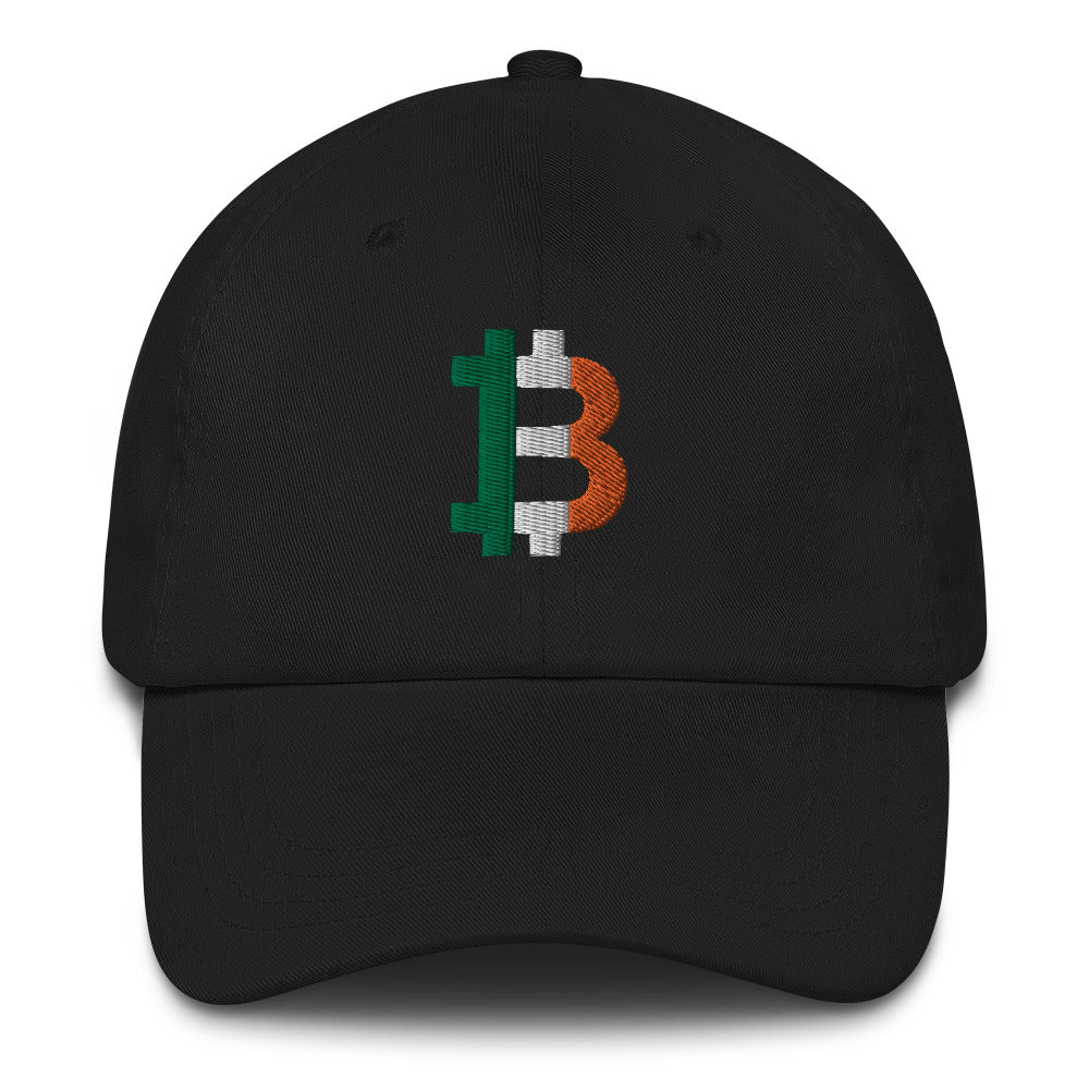Irish Flag Bitcoin B Dad Hat - fomo21