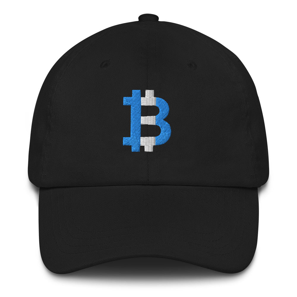 Guatemalan Flag Bitcoin B Dad Hat - fomo21