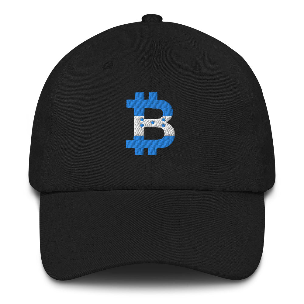 Honduran Flag Bitcoin B Dad Hat - fomo21