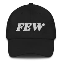 Load image into Gallery viewer, Few Bold (White Embroidery) Bitcoin Dad Hat - fomo21
