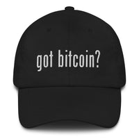 Load image into Gallery viewer, Got Bitcoin? Dad Hat - fomo21
