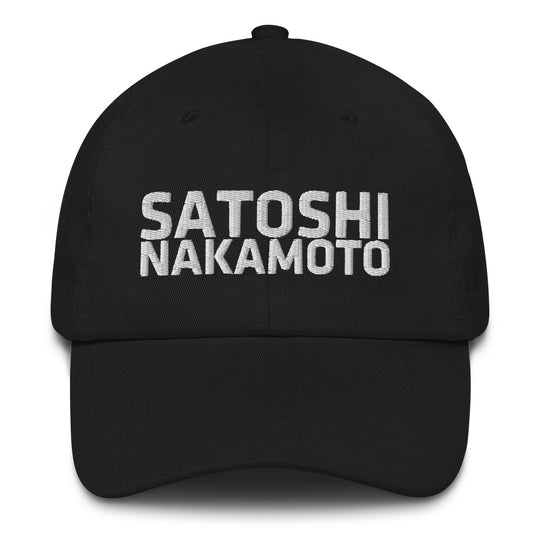 Satoshi Nakamoto Bitcoin Dad Hat