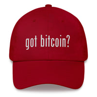 Load image into Gallery viewer, Got Bitcoin? Dad Hat - fomo21

