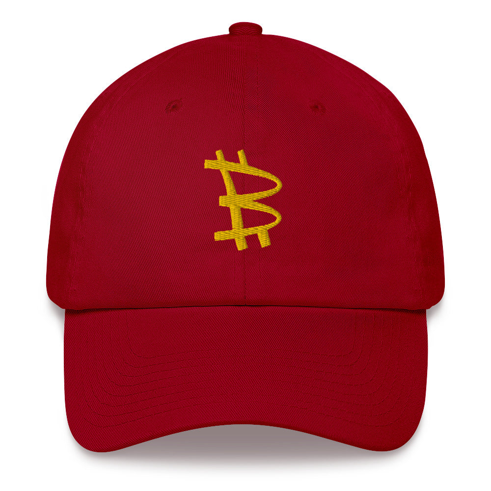 Old MacDonald (Yellow Embroidery) Bitcoin Dad Hat - fomo21
