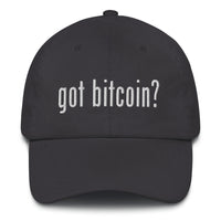 Load image into Gallery viewer, Got Bitcoin? Dad Hat - fomo21
