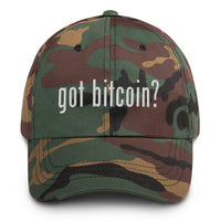 Load image into Gallery viewer, Got Bitcoin? Dad Hat - fomo21
