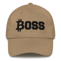 Load image into Gallery viewer, Boss Bitcoin Dad Hat - fomo21
