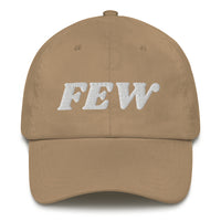 Load image into Gallery viewer, Few Bold (White Embroidery) Bitcoin Dad Hat - fomo21
