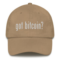 Load image into Gallery viewer, Got Bitcoin? Dad Hat - fomo21
