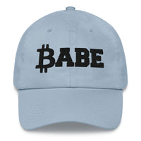 Load image into Gallery viewer, Babe Bitcoin Dad Hat - fomo21
