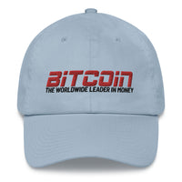 Load image into Gallery viewer, Bitcoin The Worldwide Leader In Money Dad Hat - fomo21
