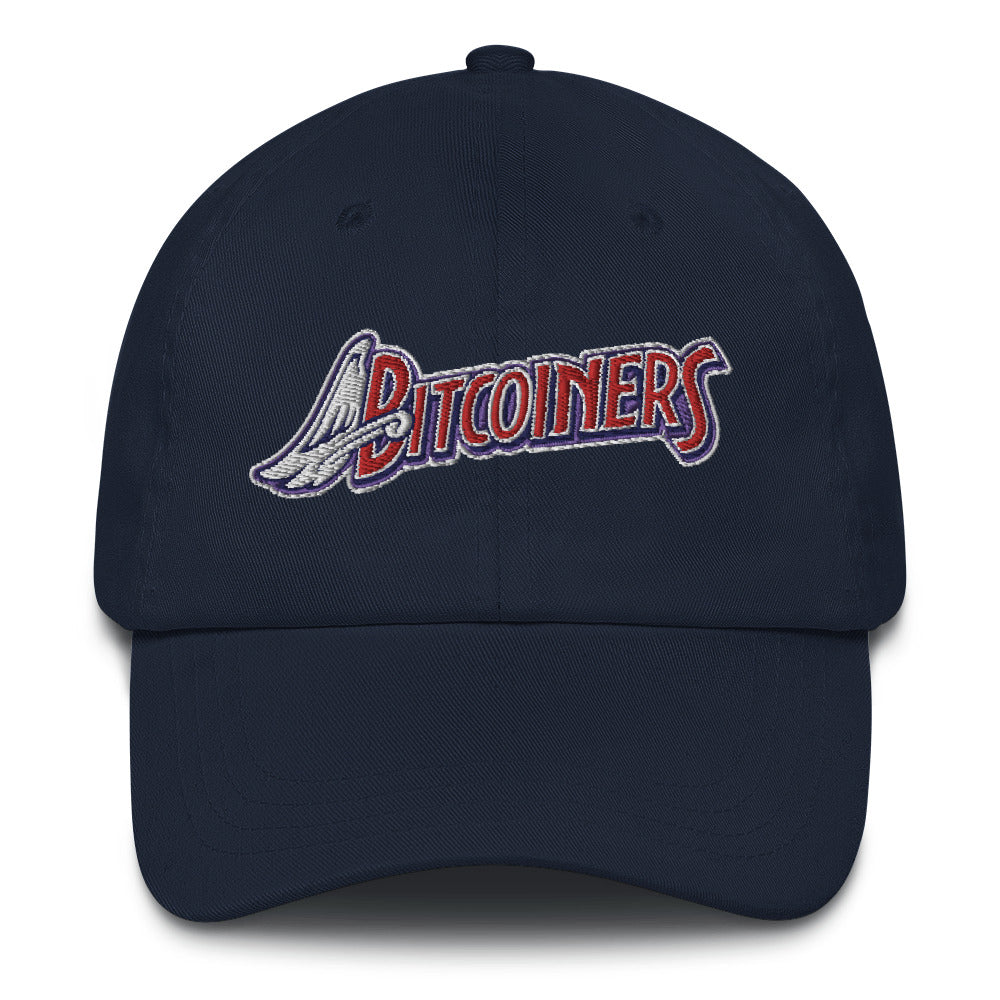 Bitcoiners Fly Bitcoin Dad Hat - fomo21