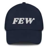 Load image into Gallery viewer, Few Bold (White Embroidery) Bitcoin Dad Hat - fomo21
