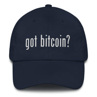 Load image into Gallery viewer, Got Bitcoin? Dad Hat - fomo21
