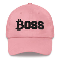 Load image into Gallery viewer, Boss Bitcoin Dad Hat - fomo21

