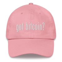 Load image into Gallery viewer, Got Bitcoin? Dad Hat - fomo21
