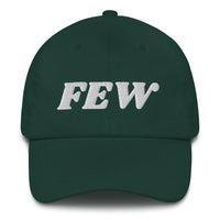 Load image into Gallery viewer, Few Bold (White Embroidery) Bitcoin Dad Hat - fomo21
