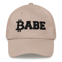 Load image into Gallery viewer, Babe Bitcoin Dad Hat - fomo21
