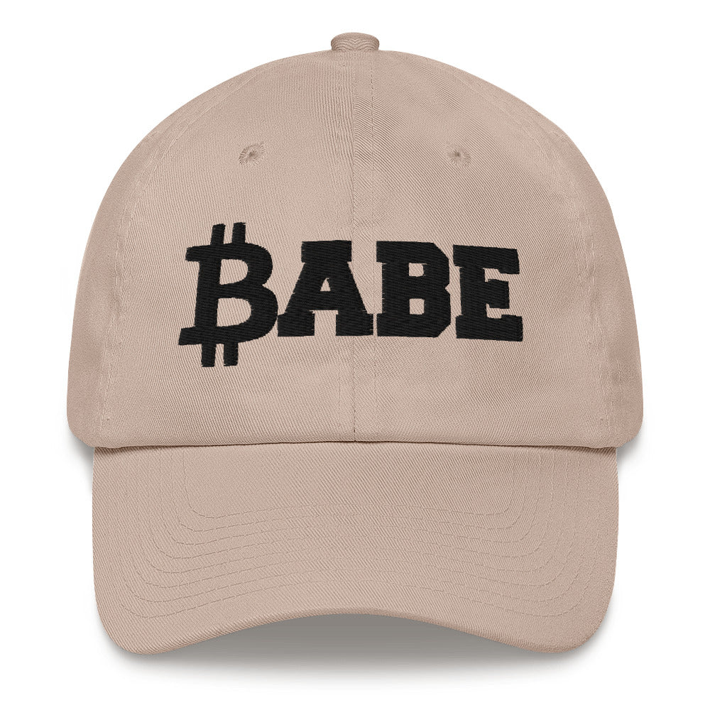 Babe Bitcoin Dad Hat - fomo21