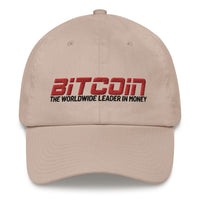 Load image into Gallery viewer, Bitcoin The Worldwide Leader In Money Dad Hat - fomo21
