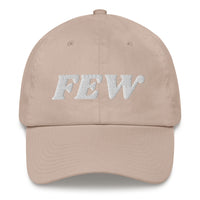 Load image into Gallery viewer, Few Bold (White Embroidery) Bitcoin Dad Hat - fomo21
