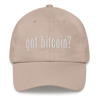 Load image into Gallery viewer, Got Bitcoin? Dad Hat - fomo21

