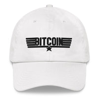 Load image into Gallery viewer, I Feel The Need The Need For More Bitcoin (Black Embroidery) Dad Hat - fomo21
