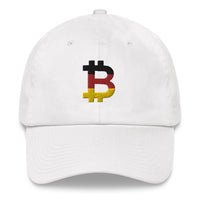 Load image into Gallery viewer, German Flag Bitcoin B Dad Hat - fomo21

